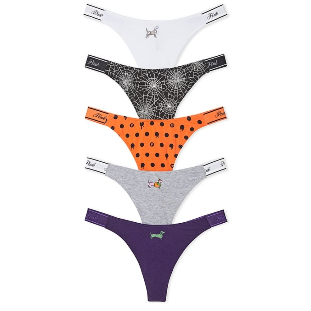 5 Pack Thong Panties